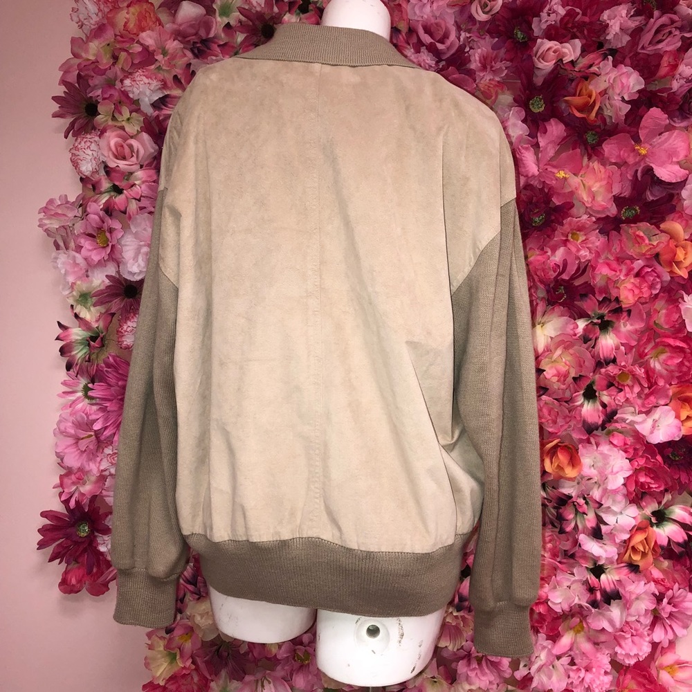 Ancora Tan and Taupe Jacket Size Medium - Picture 6 of 8